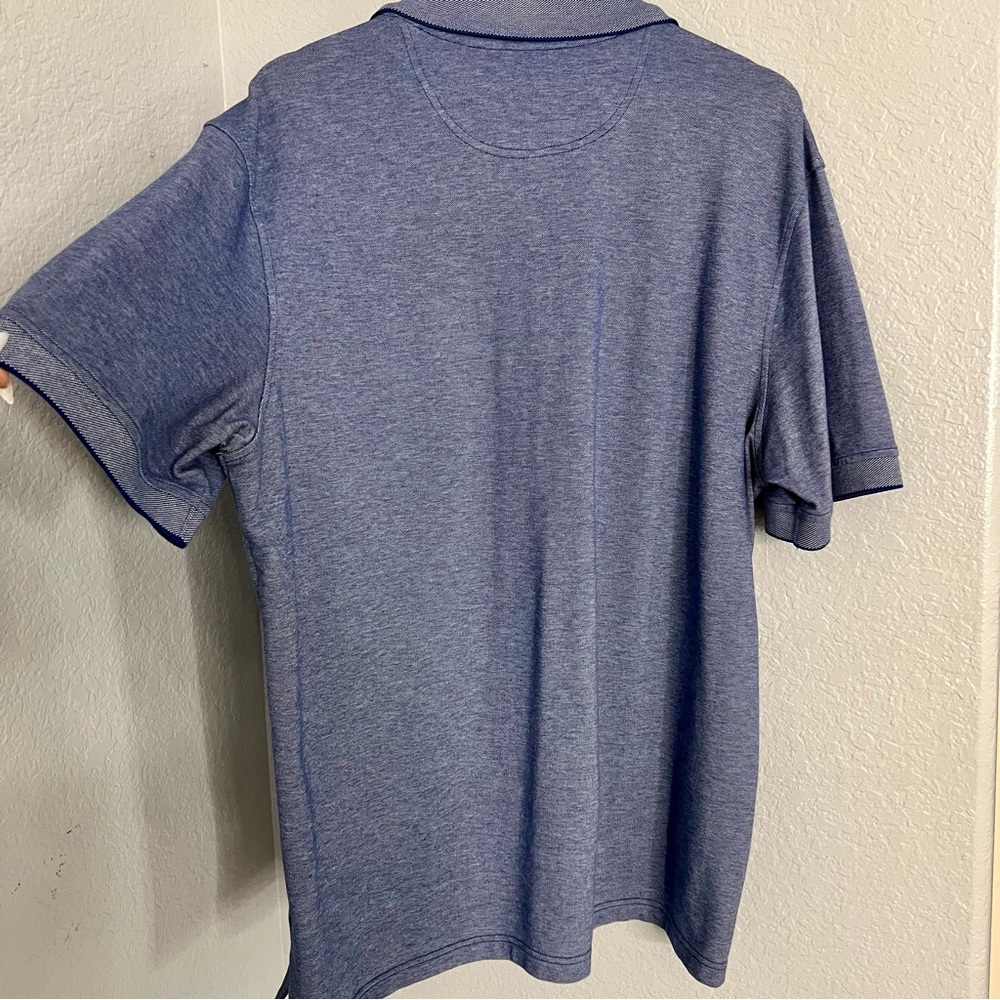 Nordstrom Mens Shop Baby Blue Blue Polo - Picture 7 of 11